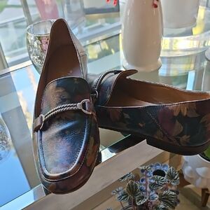 Patricia Nash Multicolor Floral Loafers